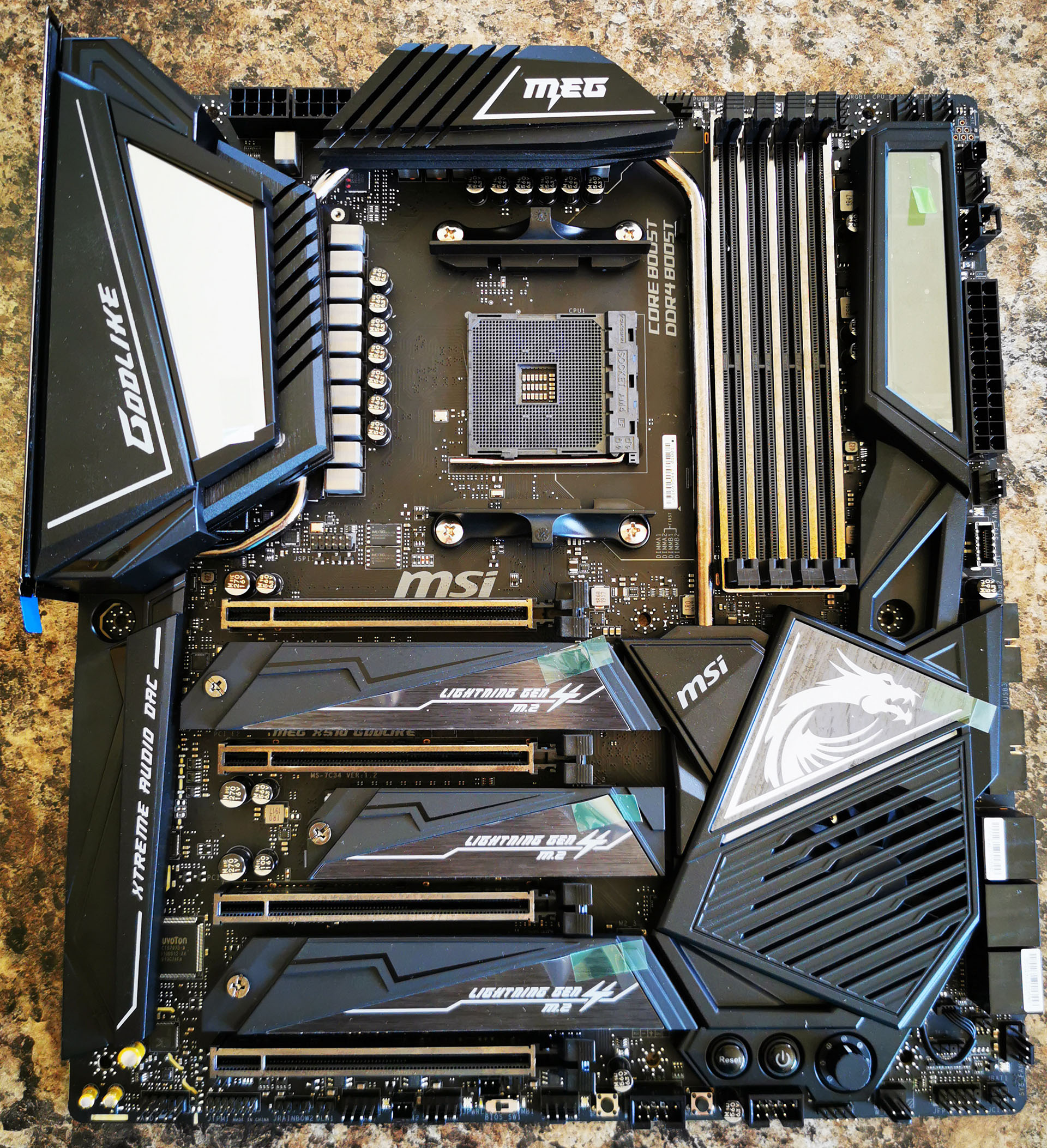 Visual Inspection - The MSI MEG X570 Godlike Motherboard Review